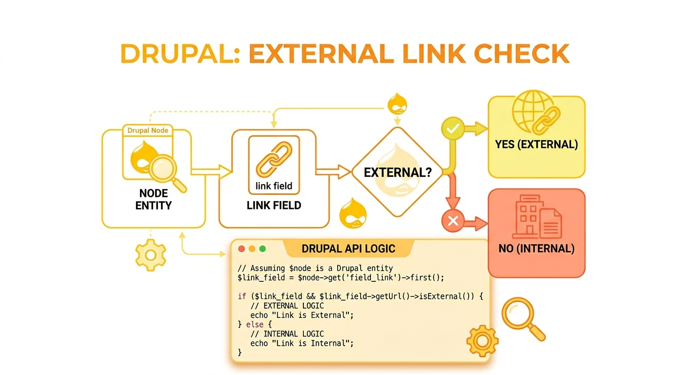 Drupal external link